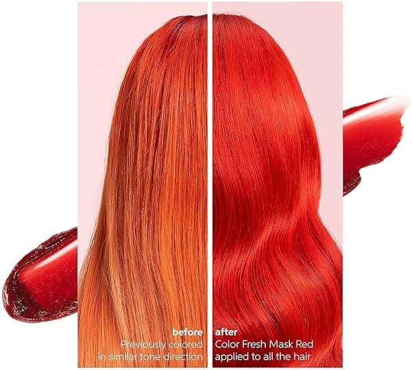 Wella Professionals Invigo Brilliance Miracle BB Hair Color Protection Spray + Wella Color Fresh Mask, Vibrant Shades, Temporary & Damage Free Color, Red - Image 9