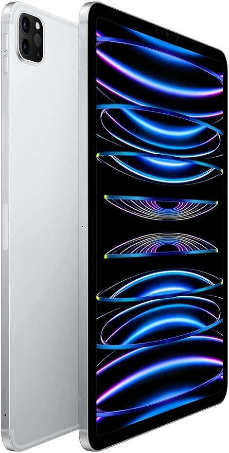 Apple 2022 iPad Pro 11-inch, Wi-Fi + Cellular, 128GB - Silver (Renewed) - Image 2