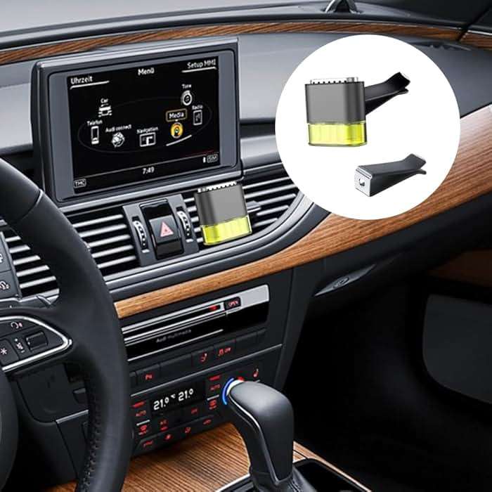 AOCISKA 20 Pieces Square Head Car Vent Clips,Car Auto Air freshener Outlet Clips Car Diffuser Vent Clip,Car Outlet Perfume Clips Auto Air Conditioner Clips, Air Freshener Vent Clips - Image 5