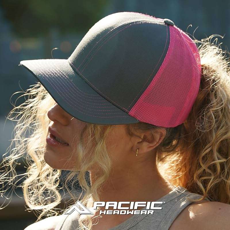 Pacific Headwear Snapback Trucker: Stylish Unisex Cap for All-Day Comfort - Image 5