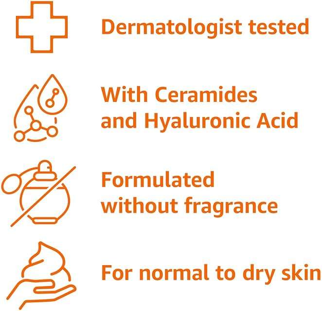 Amazon Basics Moisturizing Cream for Face and Body, Fragrance-Free, with Ceramides, Hydrating for Dry Skin, 16 Ounces, 1-Pack - Image 3