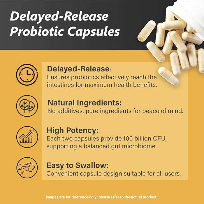 Probiotics with Prebiotics for Men and Women - 35 Strains Probiotics 100 Billion CFU for Gut & Digestive Health, Vegan Acidophilus Probiotic Supplement, Non-GMO Raw Probiotic 60 Capsules - Image 5