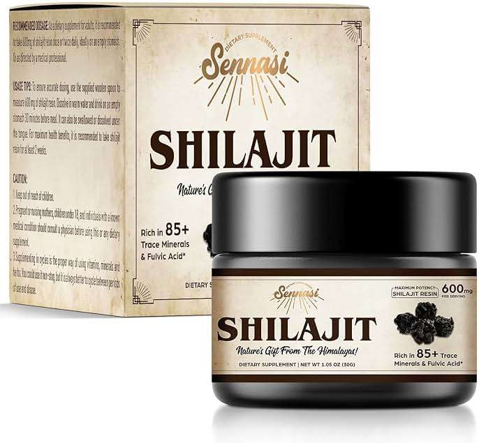 Shilajit Pure Himalayan Organic Shilajit Resin - 600mg Maximum Potency Natural Organic Shilajit Resin with 85+ Trace Minerals & Fulvic Acid for Energy, Immune Support, 30 Grams (1 Pack) - Image 7