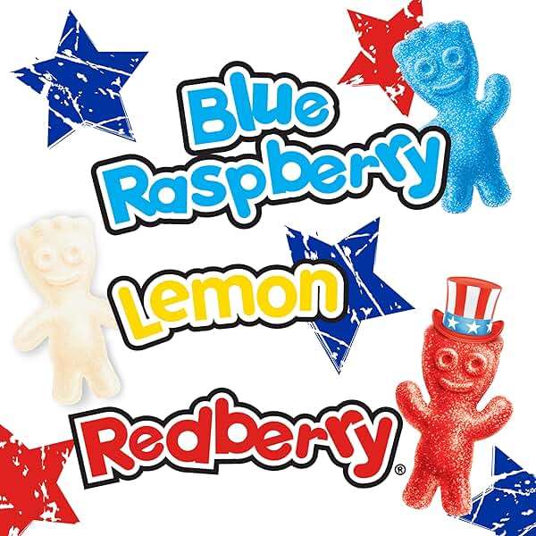 SOUR PATCH KIDS Red, White & Blue Soft & Chewy Candy, Bulk Candy, 12-3.08 oz Boxes - Image 6