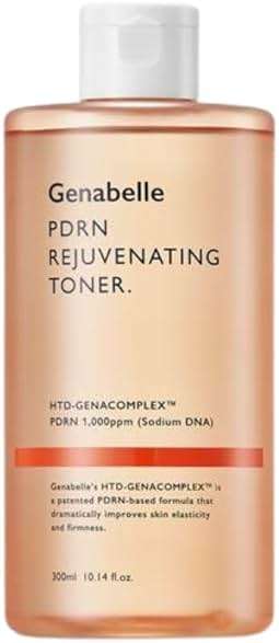 Genabelle PDRN Rejuvenating Toner - Deep Hydration & Skin Barrier Support with PDRN, Panthenol, Hyaluronic Acid - Soft & Glowing Skin - Glass Skin - 10.14 fl.oz/300ml - Image 1