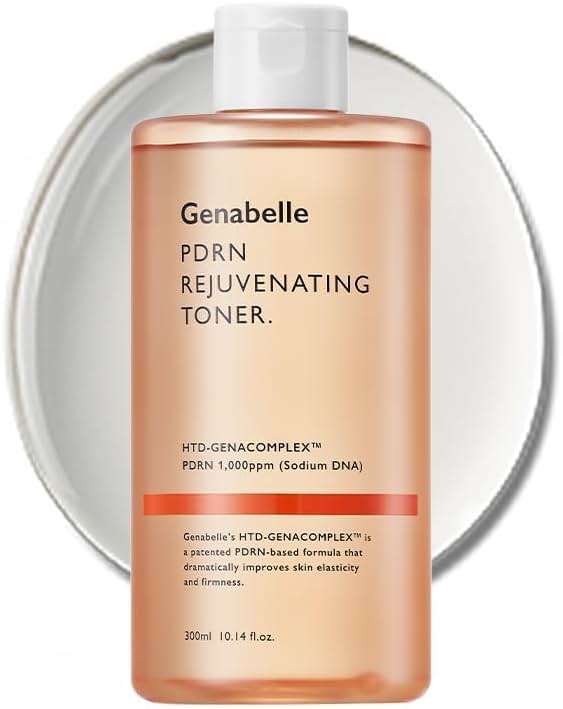 Genabelle PDRN Rejuvenating Toner - Deep Hydration & Skin Barrier Support with PDRN, Panthenol, Hyaluronic Acid - Soft & Glowing Skin - Glass Skin - 10.14 fl.oz/300ml - Image 2