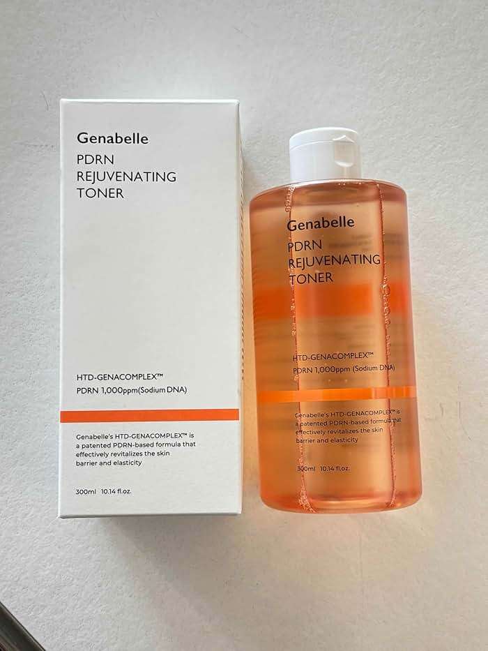 Genabelle PDRN Rejuvenating Toner - Deep Hydration & Skin Barrier Support with PDRN, Panthenol, Hyaluronic Acid - Soft & Glowing Skin - Glass Skin - 10.14 fl.oz/300ml - Image 7