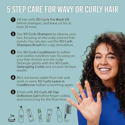 XO Curls All Day Definition Gel with Flax Seed and Argan Oil 3.4 Fl Oz | Unisex Curly Cream Hair Therapy for Frizz-Free, Soft Natural Curls - Image 6