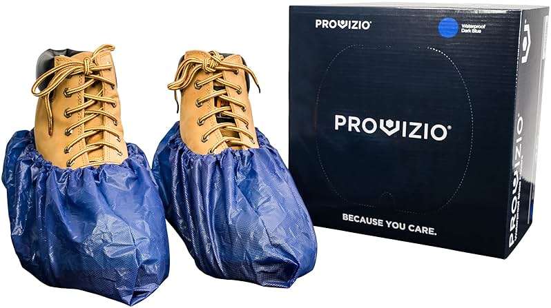 Provizio Supply Waterproof Shoe Covers Disposable Non Slip Extra Large Boot Cover - (40 Pairs) - Image 8