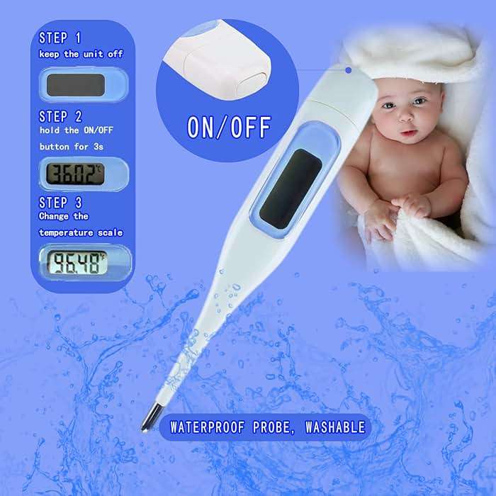 ZELINYE Baby Care Kits,Baby Grooming Kit,10 in 1 Newborn Essentials Must Haves,Baby Nail Clippers Baby Brush Baby Comb Earpick Nose Cleaning Tool Baby Nail File Nursing Baby Kit （Blue） - Image 2