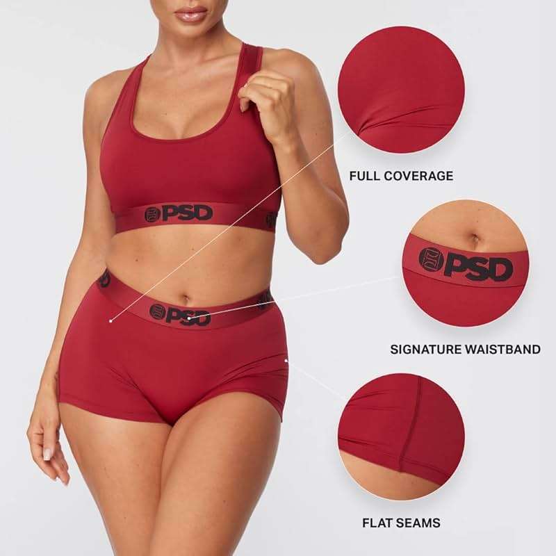 PSD Underwear Womens Boyshorts - Recreation Print, Comfortable Boy Short Underwear for Women, Womens Underwear Singles - Image 6