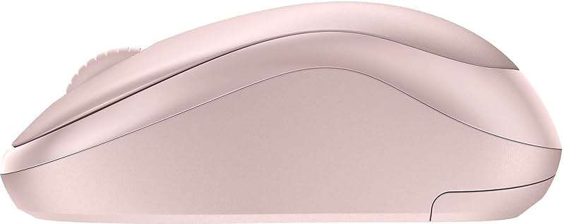Logitech M220 Silent Wireless Mouse, 2.4 GHz with USB Receiver, 1000 DPI Optical Tracking, 18-Month Battery, Ambidextrous, Compatible with PC, Mac, Laptop - Rose (Renewed) - Image 2