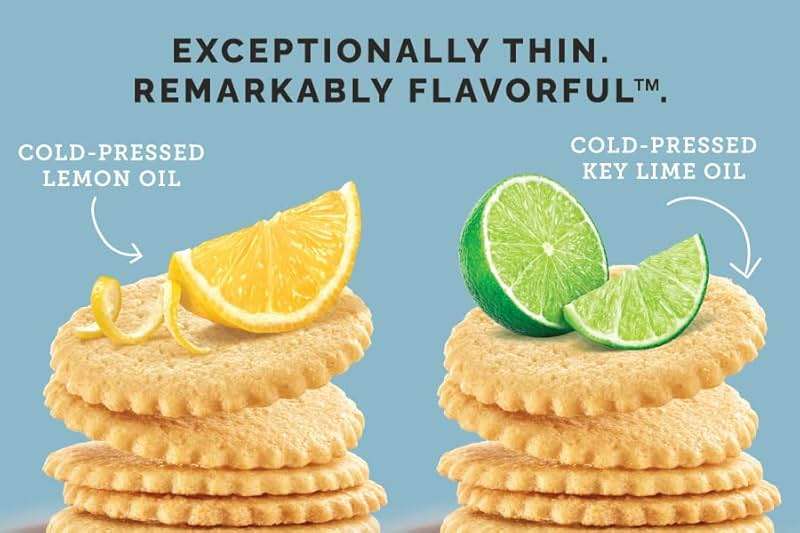Dewey's Bakery Meyer Lemon & Key Lime Moravian Style Thin Cookies Variety Pack, Bakery Fresh with Real Simple Ingredients, Low Calorie Snack, No Artificial Flavors or Synthetic Colors, 9oz (Pack of 2) - Image 4