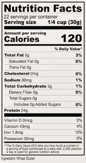 Anthony's Vital Wheat Gluten, 1.5 lb, High in Protein Flour, Vegan, Non GMO, Keto Friendly, Low Carb - Image 3