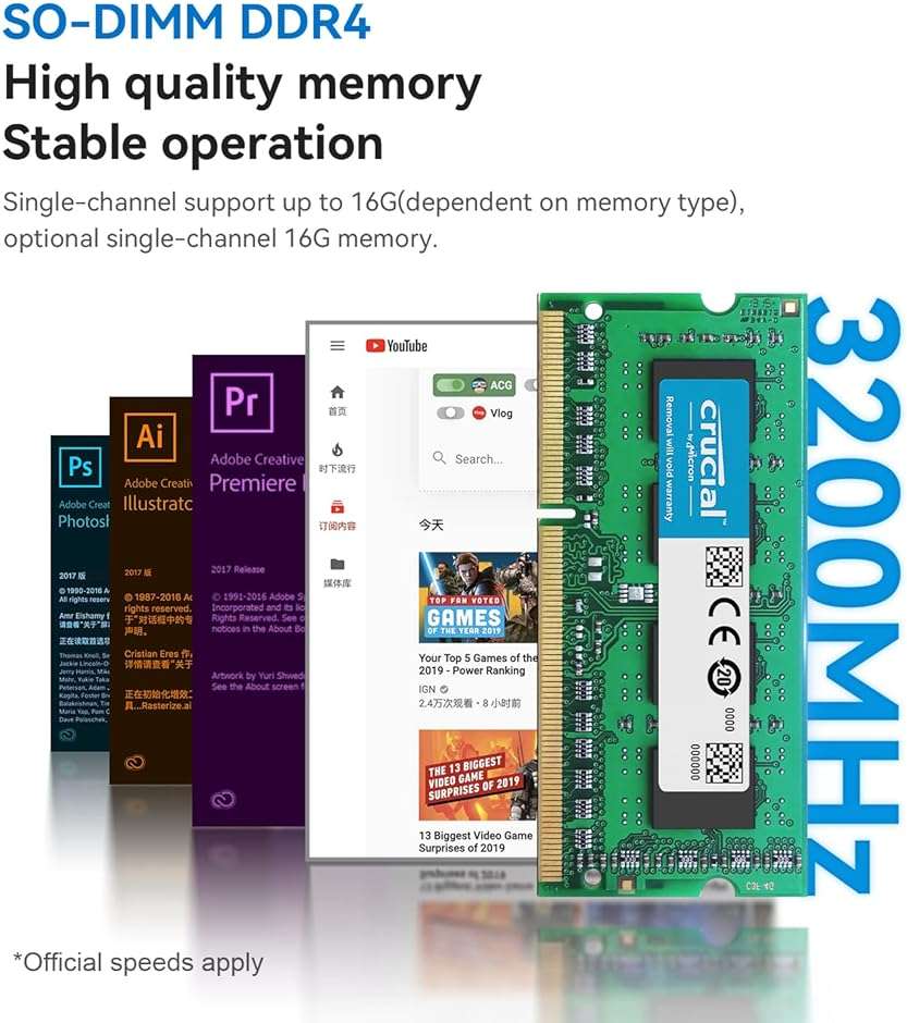 Beelink Mini S12 Pro Mini PC, Intel 12th Gen N100 (4C/4T, up to 3.4GHz), 16GB DDR4, 500GB SSD, Desktop Computer Support Dual HDMI 4K@60Hz, WiFi 6, BT5.2, NAS, Low Power - Image 4