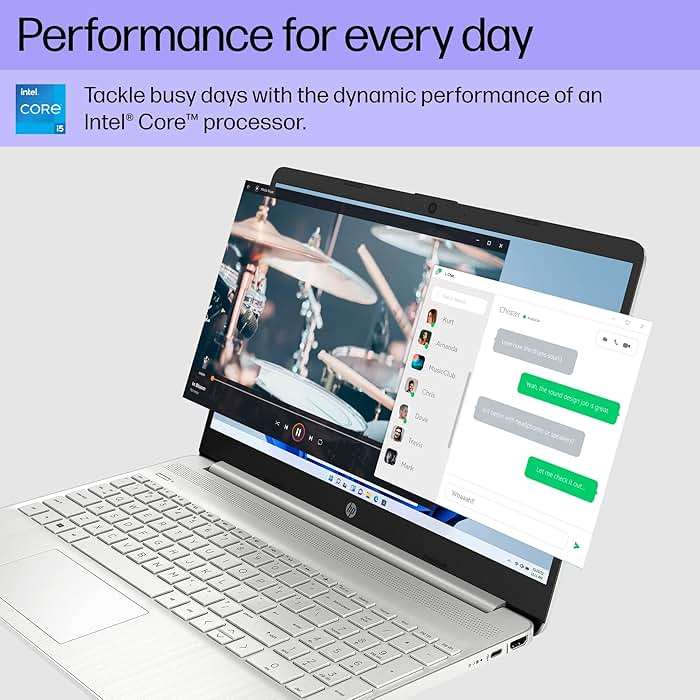 HP 15 inch Laptop, FHD Display, 12th Generation Intel Core i5-1235U, 16 GB RAM, 512 GB SSD, Intel Iris Xe Graphics, Windows 11 Home, 15-dy5399nr (2023) - Image 5