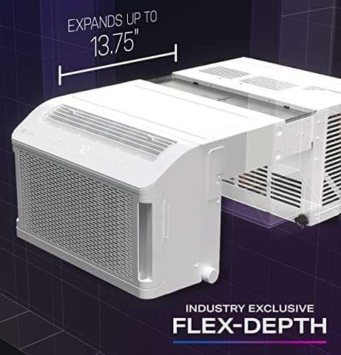 GE Profile ClearView Inverter Window Air Conditioner Unit, 12,200 BTU, Energy Efficient Cooling up to 550 sq ft., Ultra Quiet, SMART Home Capable, Includes Remote, White - Image 5