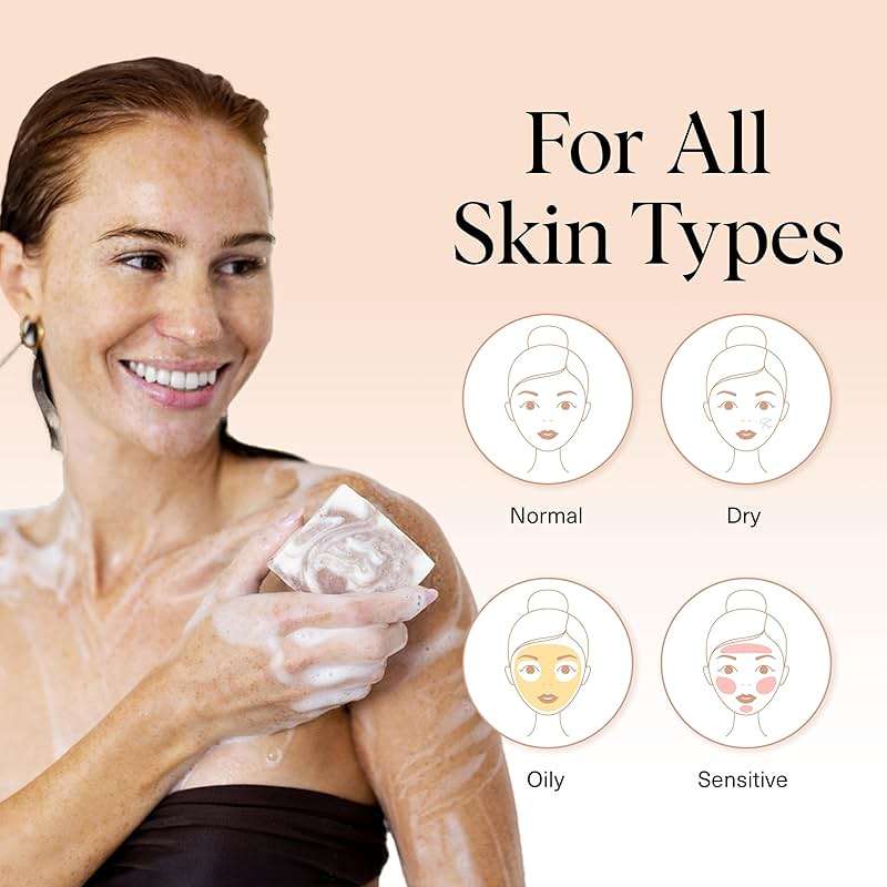 Kitsch Shea Butter Exfoliating Body Wash Bar Soap – Super Hydrating with Plant-Based Exfoliating Body Scrub – Moisturizing Skin Care – Paraben, Silicone & Sulfate-Free, Vegan – Made in USA, 4 oz - Image 4
