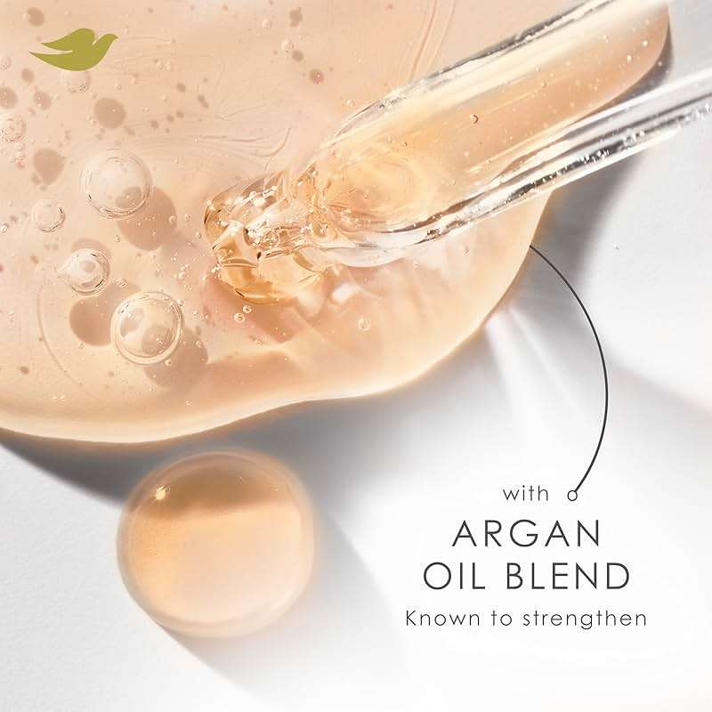 Dove Shampoo Argan Oil & Repair for Fine Hair with Bio-Protein Care Technology and Argan Oil Blend 12 Fl Oz - Image 7