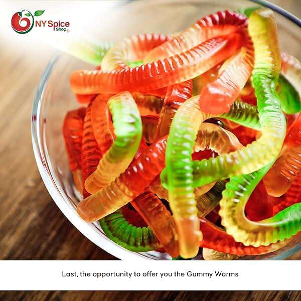 NY Spice Shop Sugar Free Gummy Worms Candy - 1 Pound Edible Gummies Worm for Parties & Celebration Decorations - Fun Bulk Gummy Worms for Treat Bags, Candy Buffets, Birthdays & Festive Gatherings - Image 5