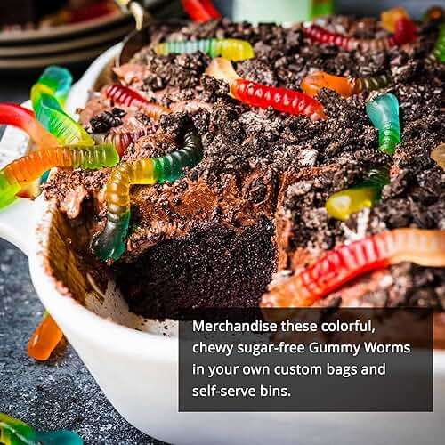 NY Spice Shop Sugar Free Gummy Worms Candy - 1 Pound Edible Gummies Worm for Parties & Celebration Decorations - Fun Bulk Gummy Worms for Treat Bags, Candy Buffets, Birthdays & Festive Gatherings - Image 7