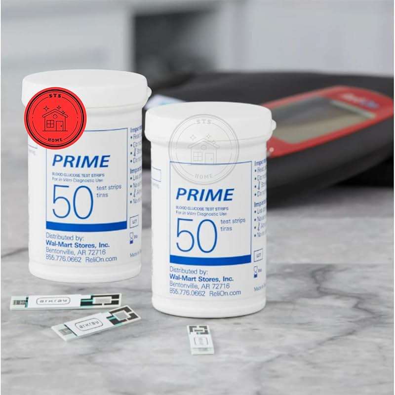 Prime Blood Glucose Test Strips | Blood Glucose Test Strips | Test Strips for Diabetes | Blood Sugar Test Strips | Diabetic Test Strips | Prime Test Strips 100 Count + STS Sticker. - Image 4