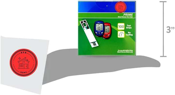 Prime Blood Glucose Test Strips | Blood Glucose Test Strips | Test Strips for Diabetes | Blood Sugar Test Strips | Diabetic Test Strips | Prime Test Strips 100 Count + STS Sticker. - Image 6