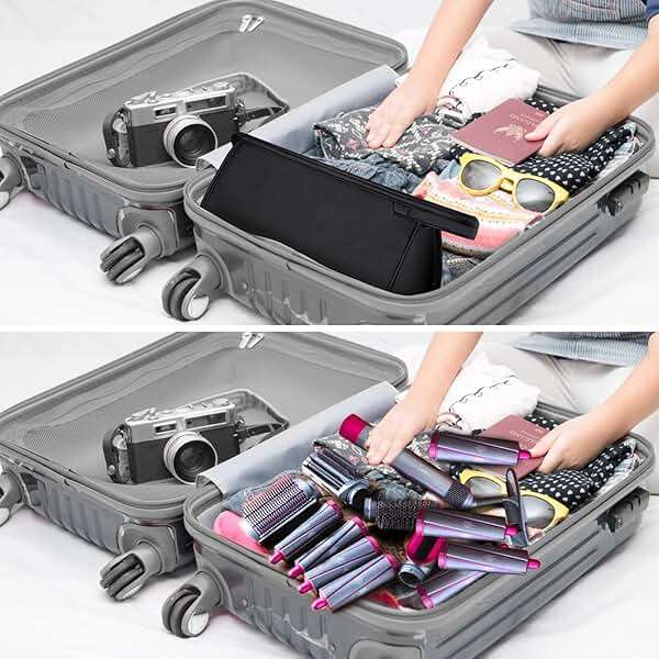 Travel Case for Dyson Airwrap Styler/Shark Flexstyle, Portable Carrying Case for Dyson Supersonic Hair Dryer, Waterproof Anti-scratch Dustproof Shockproof Protection Organizer Travel Storage - Image 8
