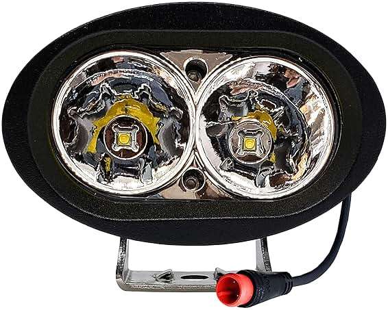 OZ-USA E-bike White LED Headlight High Output 6000K Compatible with Vamoose Mammoth Rad Power Bikes RadMini RadRover RadExpand RadRunner - Image 3