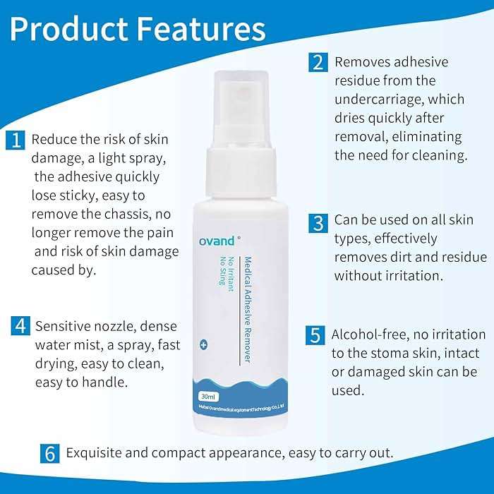 2oz Medical Adhesive Remover,Adhesive Remover Spray for Around Stomas and Wounds, Sting Free, Alcohol Free - Image 2