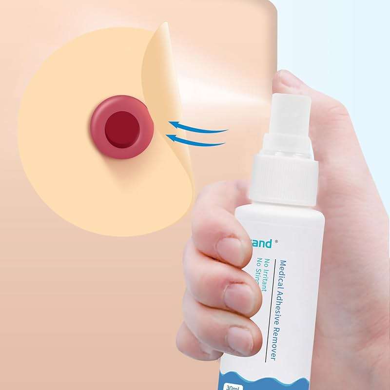2oz Medical Adhesive Remover,Adhesive Remover Spray for Around Stomas and Wounds, Sting Free, Alcohol Free - Image 5