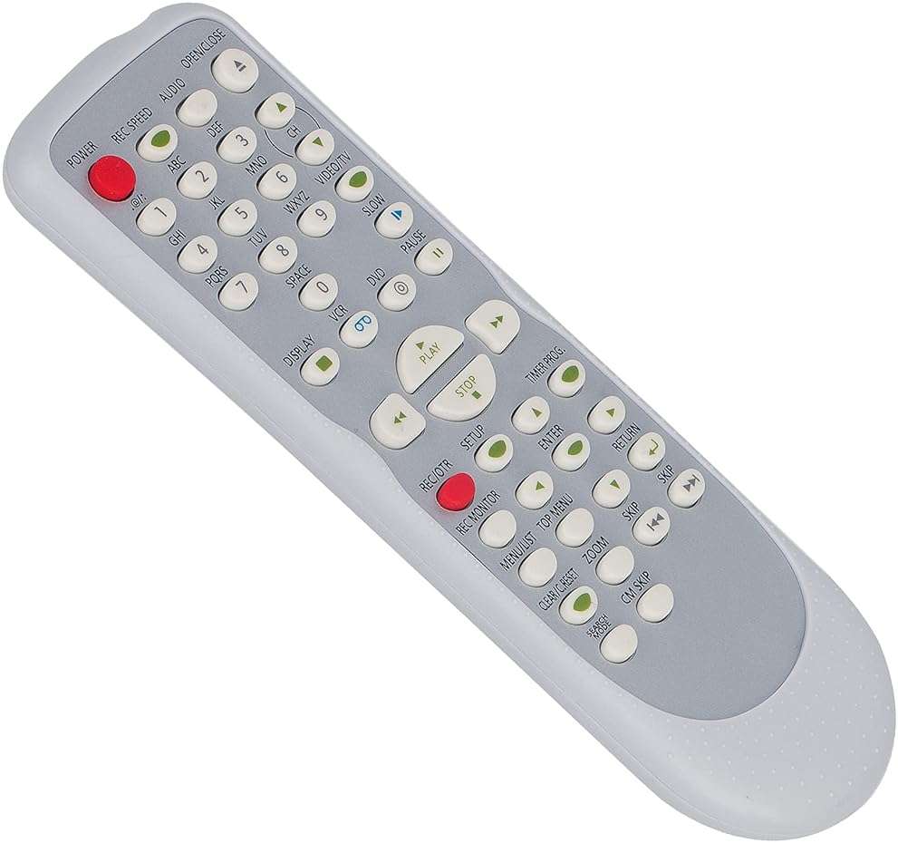 NB108 NB108UD Replacement Remote Control Applicable for Sylvania DVD VCR Combo SSR90V4 DVR90VE /Emerson DVD VCR Combo EWR20V4 EDVR95E/Symphonic DVD VCR Combo CWR20V4 SR90VE - Image 5