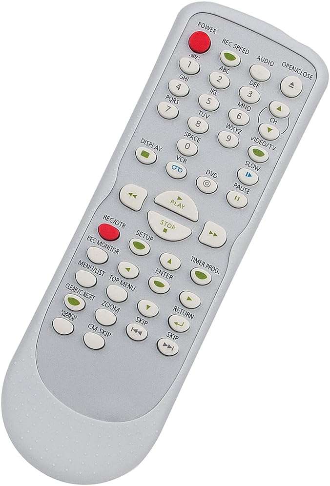 NB108 NB108UD Replacement Remote Control Applicable for Sylvania DVD VCR Combo SSR90V4 DVR90VE /Emerson DVD VCR Combo EWR20V4 EDVR95E/Symphonic DVD VCR Combo CWR20V4 SR90VE - Image 6