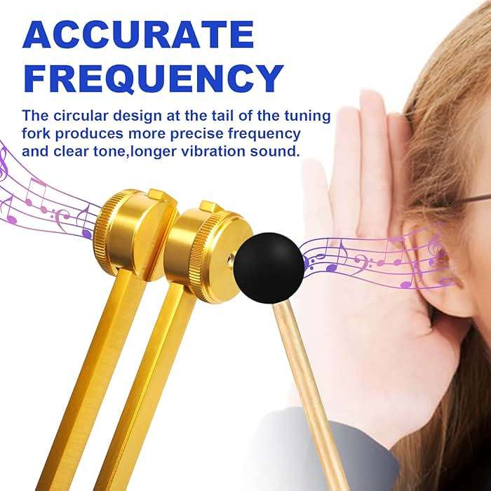 Chakra Tuning Fork Set, Weighted Tuning Forks of 8 Color,7 Chakra and 1 Soul Purpose Tuning Forks for DNA Healing, Sound Therapy, Yoga, Meditation - Image 4