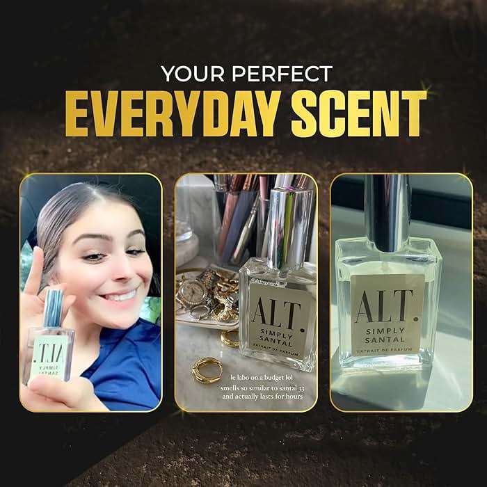 ALT. FRAGRANCES Simply Santal - Inspired by Sant. 33 Perfume, Unisex Perfume, Extrait de Parfum, Long Lasting Fragrance, Sandalwood Leather Scent, 60ml - Image 5