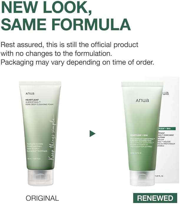 Anua Heartleaf Quercetinol Pore Deep Cleansing Foam, Face wash for Pore Refining Cleanser, Hydrating Daily Facial Cleanser For Double Cleansing, Gentle Foaming with BHA, Korean Skincare, 5.07 fl.oz. - Image 2