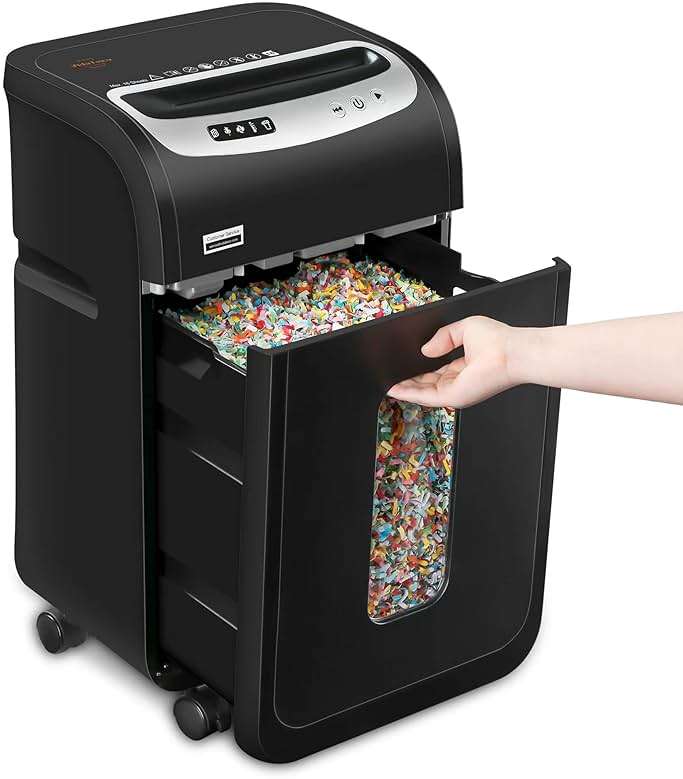 VidaTeco 18-Sheet Paper Shredder for Home Office Heavy Duty | 60-Minute Micro Cut P-4 Security, Auto-Reverse Anti-Jam System, Shreds Staples/CD/Credit Cards, 7.9-Gallon Pullout Bin (ETL) - Image 1