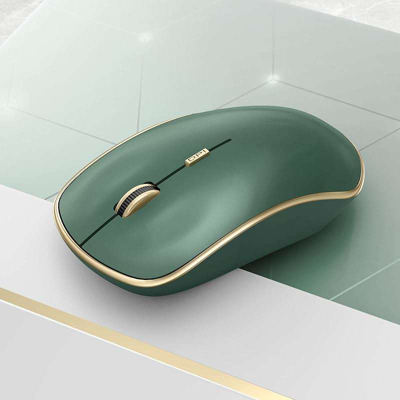 JOYACCESS 2.4G Slim Wireless Silent Mouse, Portable Wireless Computer Mouse with 5 Adjustable DPI Levels, USB Mice for Desktop, Notebook, MacBook, Chromebook, PC (Green) - Image 8