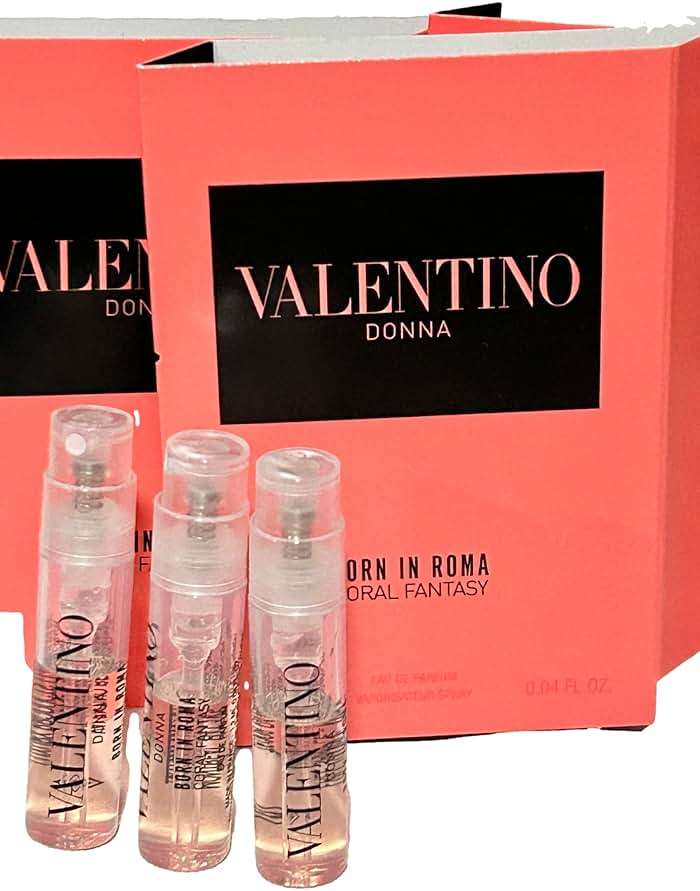 Valentino Donna Born In Roma Coral Fantasy for Women Eau de Parfum Vial Spray, 0.04 Ounce (pack of 3) - Image 2
