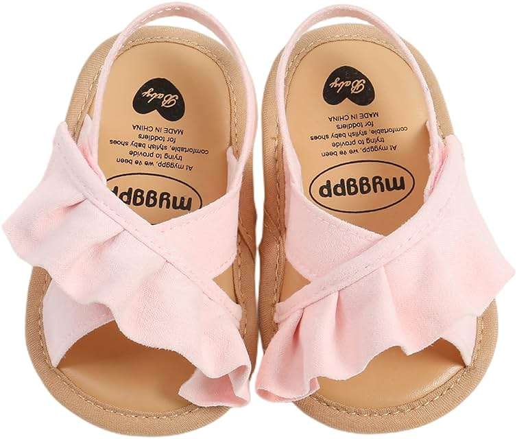 Slivery Color Baby Girls Sandals Summer Shoes Outdoor First Walker Toddler Girls Shoes For Summer - Image 2