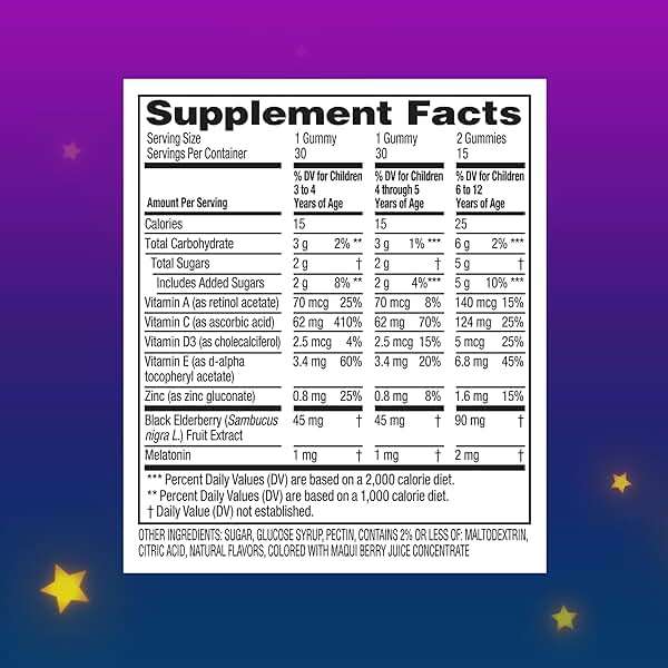 Zarbee's Sleep & Immune Gummy 30ct - Image 6