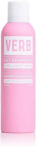 VERB Dry Shampoo Light - Refresh, Absorb Oils + Extends Styles - Refreshing Dry Shampoo Spray for Light Tones - Vegan, No Parabens or Harmful Sulfates - Image 1