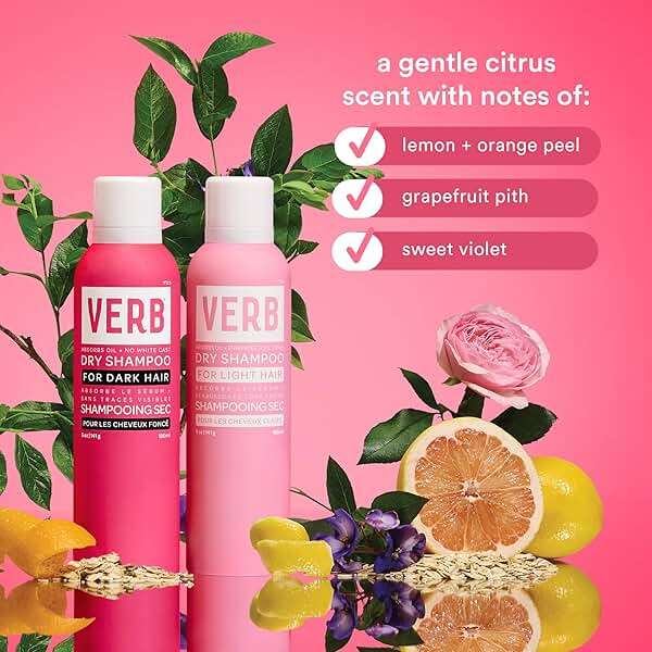 VERB Dry Shampoo Light - Refresh, Absorb Oils + Extends Styles - Refreshing Dry Shampoo Spray for Light Tones - Vegan, No Parabens or Harmful Sulfates - Image 7