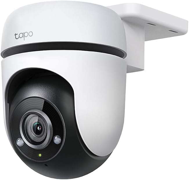 Tapo 1080P Outdoor Wired Pan/Tilt Security Wi-Fi Camera, 360° View, Motion Tracking, Works with Alexa & Google Home, Night Vision, Free AI Detection, Cloud & SD Card Storage(up to 512GB), Tapo C500… - Image 1