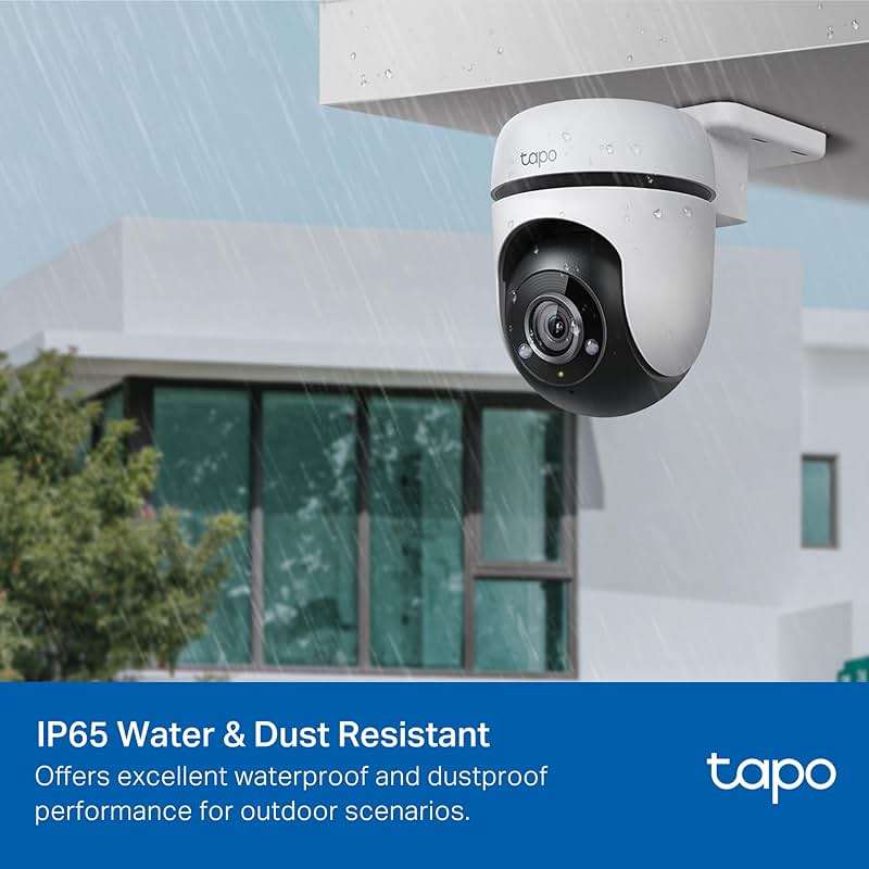 Tapo 1080P Outdoor Wired Pan/Tilt Security Wi-Fi Camera, 360° View, Motion Tracking, Works with Alexa & Google Home, Night Vision, Free AI Detection, Cloud & SD Card Storage(up to 512GB), Tapo C500… - Image 8