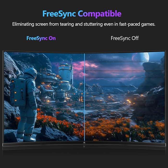 Z-Edge 27 inch Curved Gaming Monitor, QHD 1440P 165Hz 144Hz Curved 1500R Computer Monitor, MPRT 1ms Monitor Gaming, 16.7M Colors, UG27Q Frameless Bezel, 2X DP 1.4 Ports and 2X HDMI 2.0 Ports - Image 3