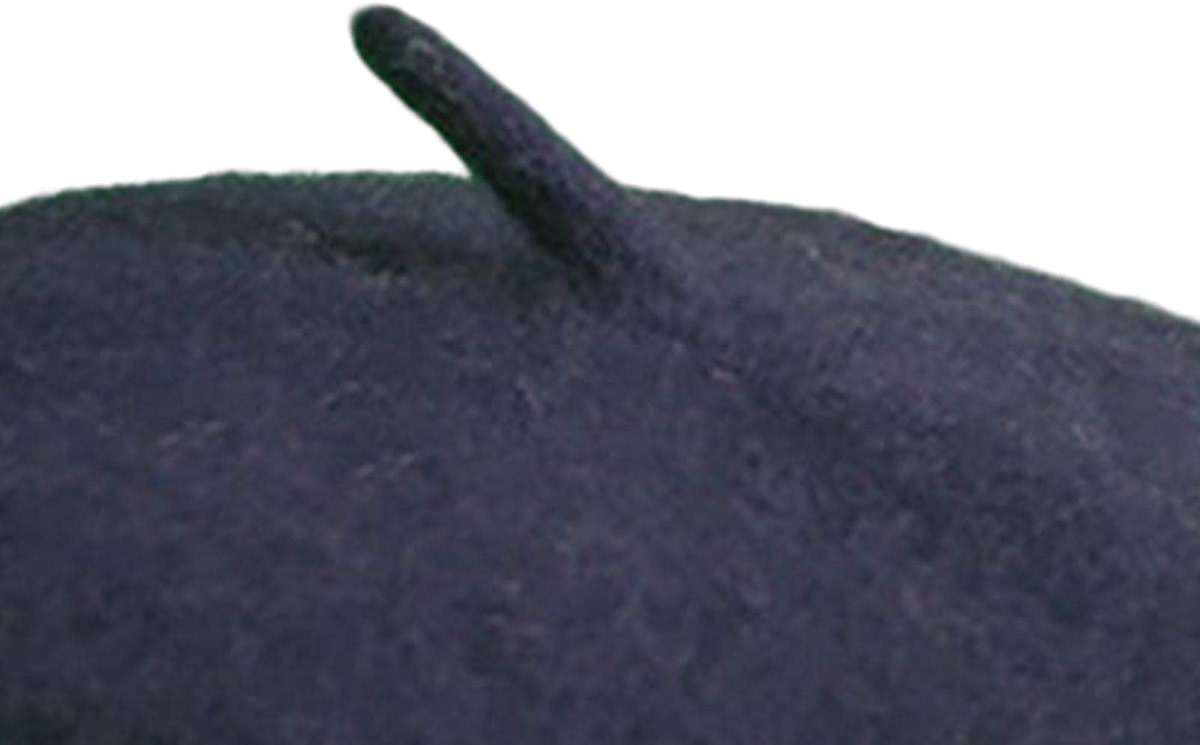 Leefasy Dog Cat Wool Beret Hat, 5.1 Inch Diameter with Adjustable Chin Strap, Warm Pet Costume for Photos and Vacations, Black - Image 3