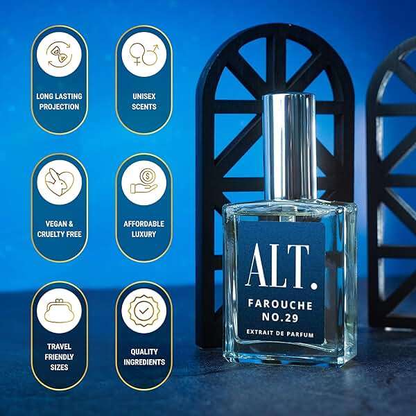 ALT. FRAGRANCES Farouche No. 29 - Inspired by Sauwage, Perfume for Men, Extrait de Parfum, Long Lasting Bold Citrus Vanilla Cologne, 100ml - Image 2
