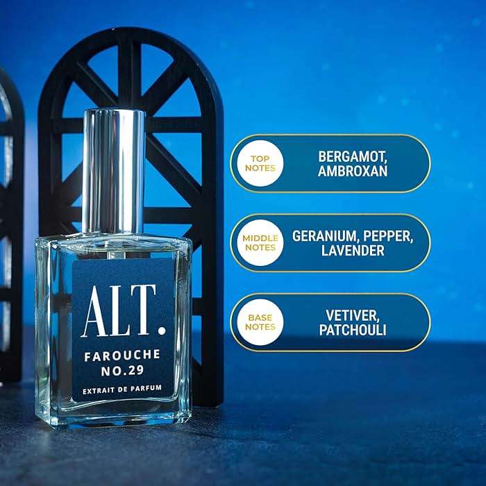 ALT. FRAGRANCES Farouche No. 29 - Inspired by Sauwage, Perfume for Men, Extrait de Parfum, Long Lasting Bold Citrus Vanilla Cologne, 100ml - Image 3