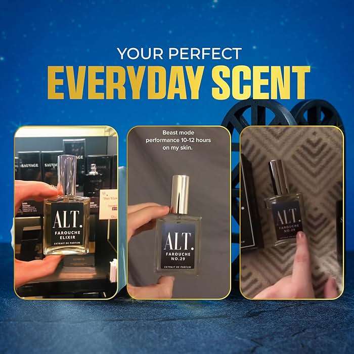 ALT. FRAGRANCES Farouche No. 29 - Inspired by Sauwage, Perfume for Men, Extrait de Parfum, Long Lasting Bold Citrus Vanilla Cologne, 100ml - Image 5